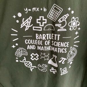 Bridgewater State University Bartlett College Science and Math T shirt s…